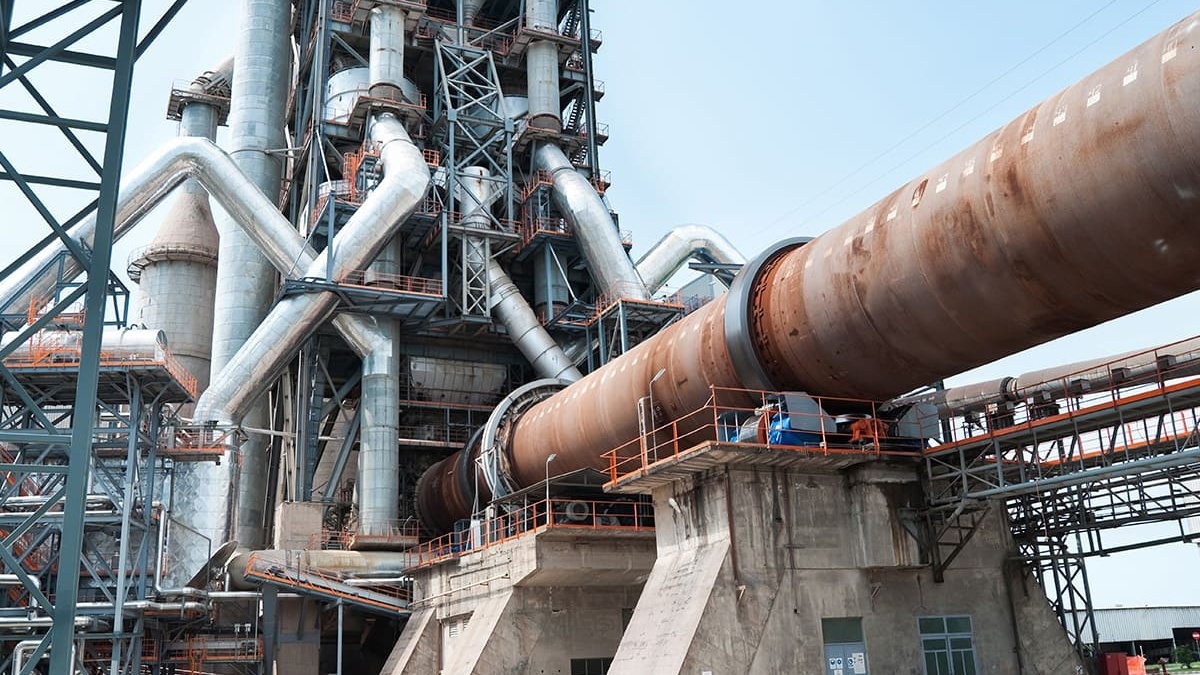 Cement plant rotary kiln